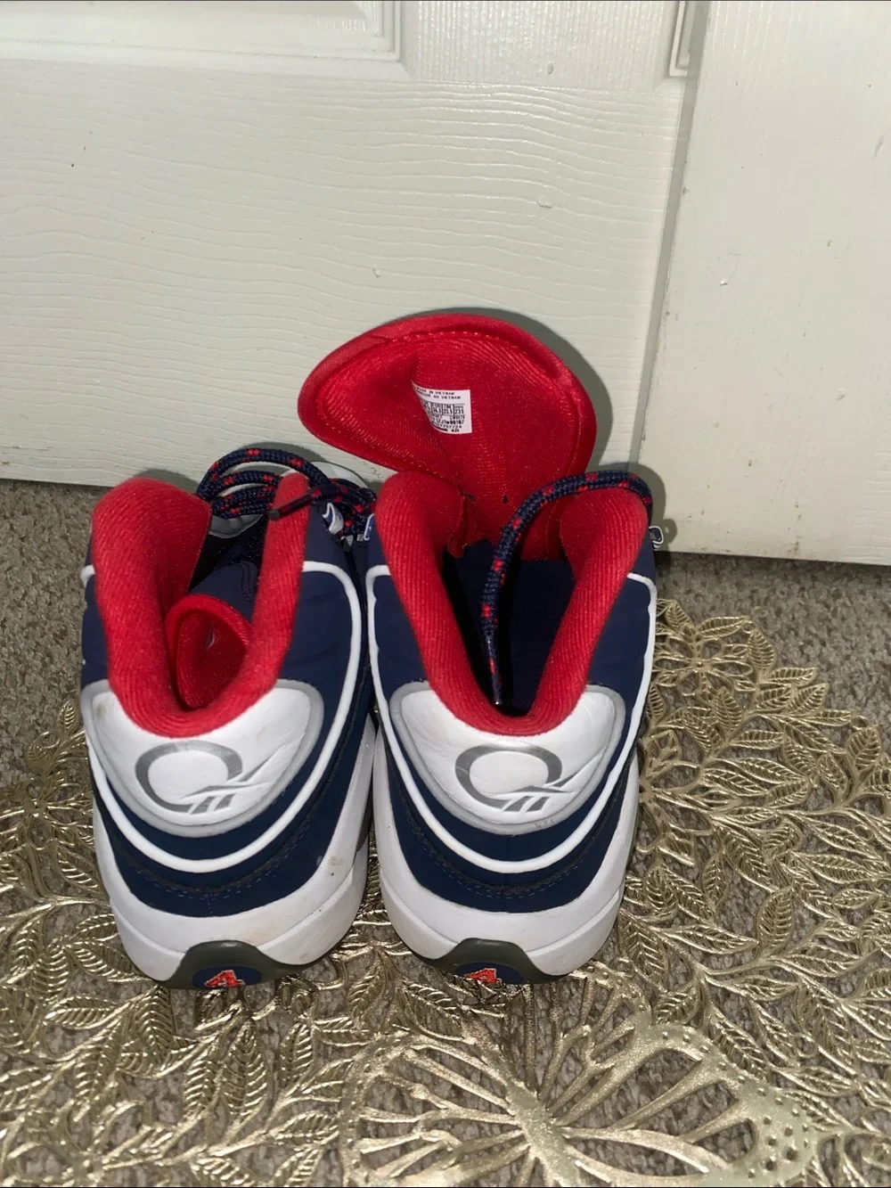 Reebok Kids Sneakers – Size 5 | Red, White & Navy | Worn ✨✨NO BOX ✨✨
